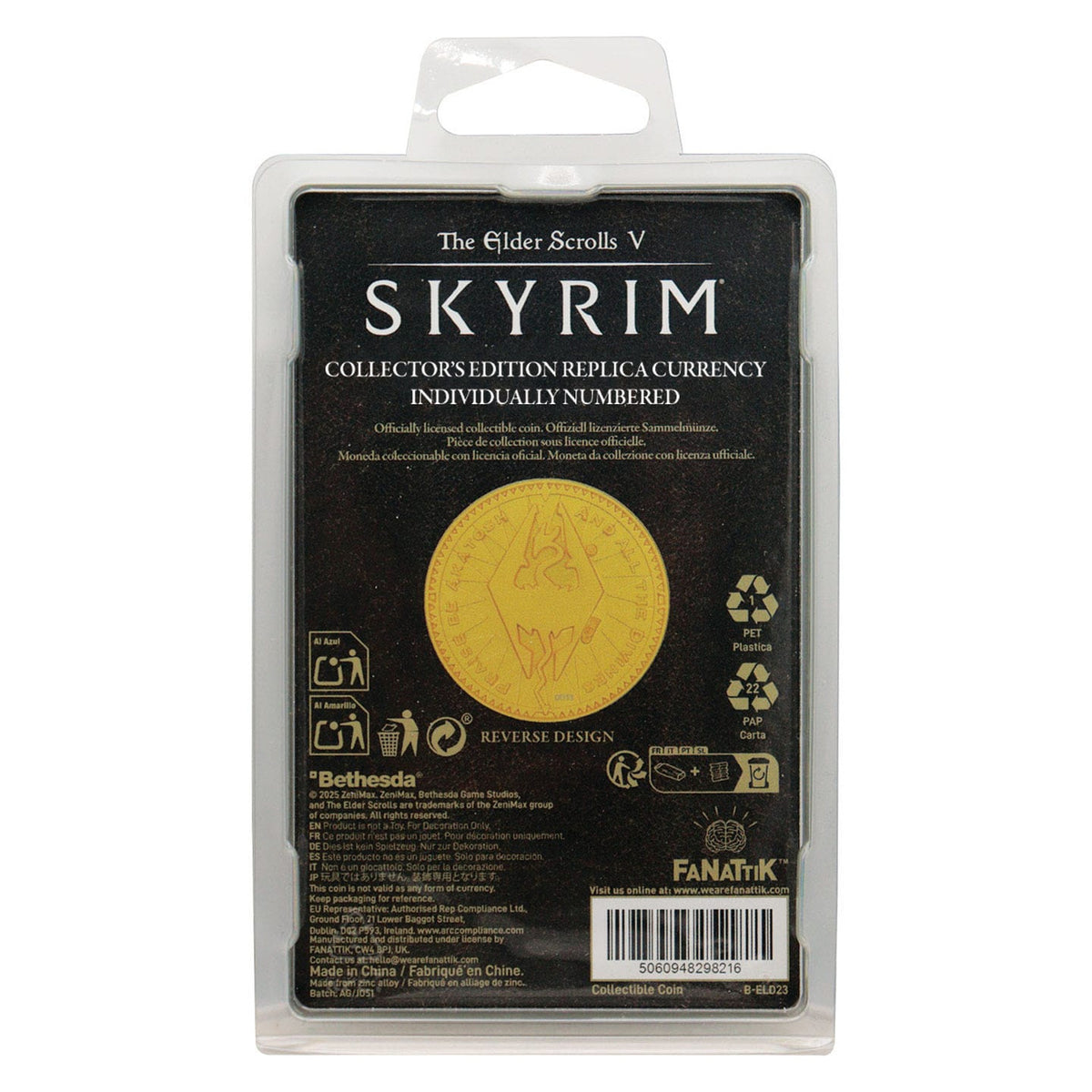 Produktbild The Elder Scrolls Sammelmünze Septim Misty Gold Edition