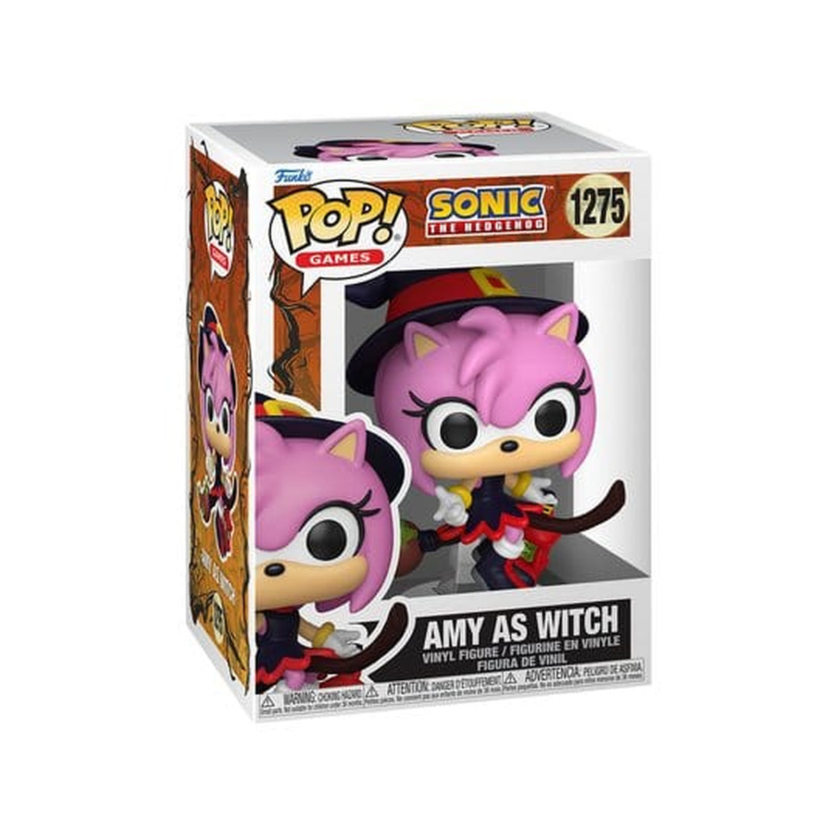 Produktbild Sonic the Hedgehog POP! Games Vinyl Figur Amy on Broom 9 cm
