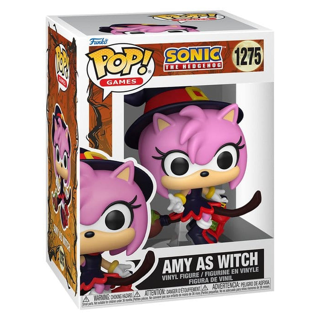 Produktbild Sonic the Hedgehog POP! Games Vinyl Figur Amy on Broom 9 cm