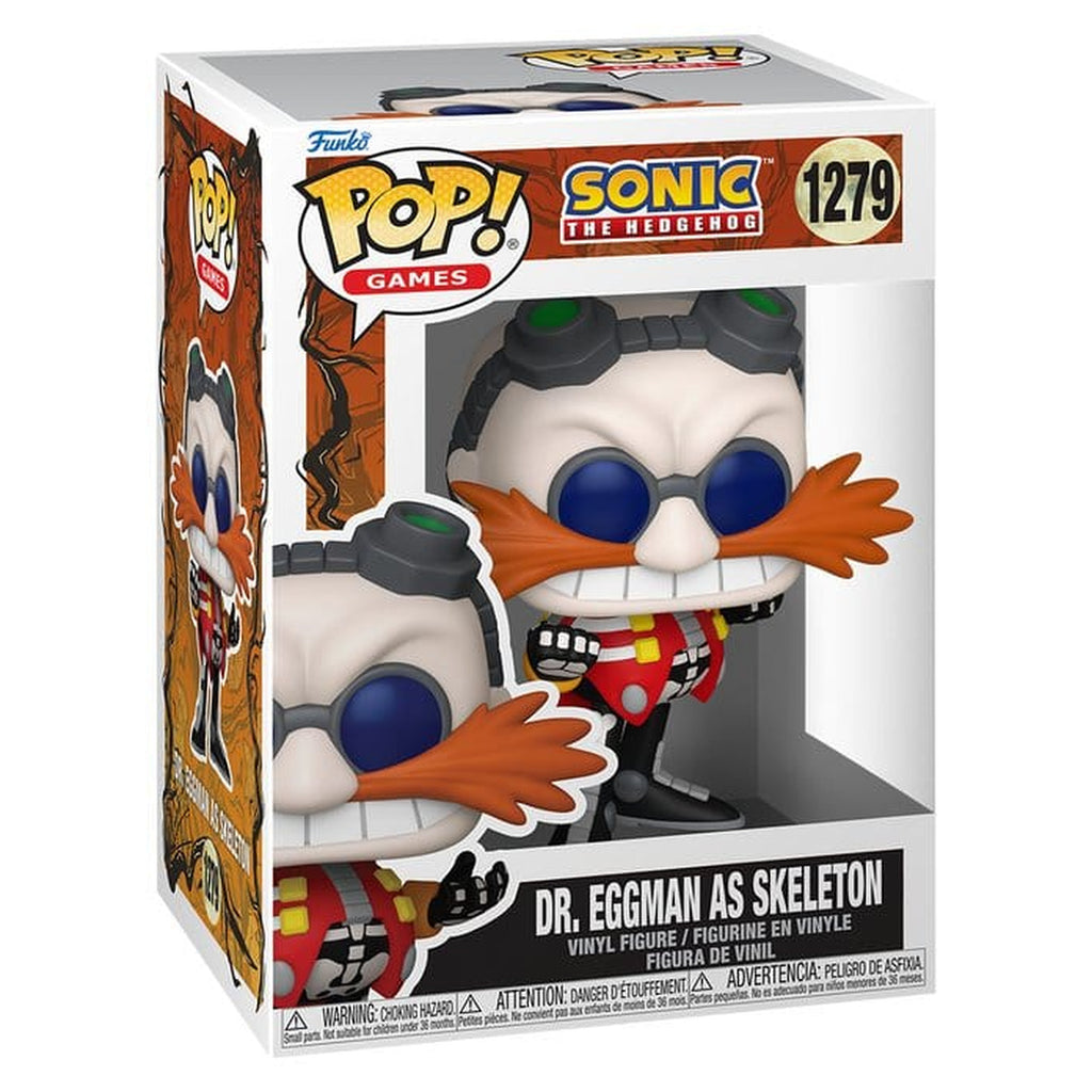 Produktbild Sonic the Hedgehog POP! Games Vinyl Figur Skeleton Robotnik