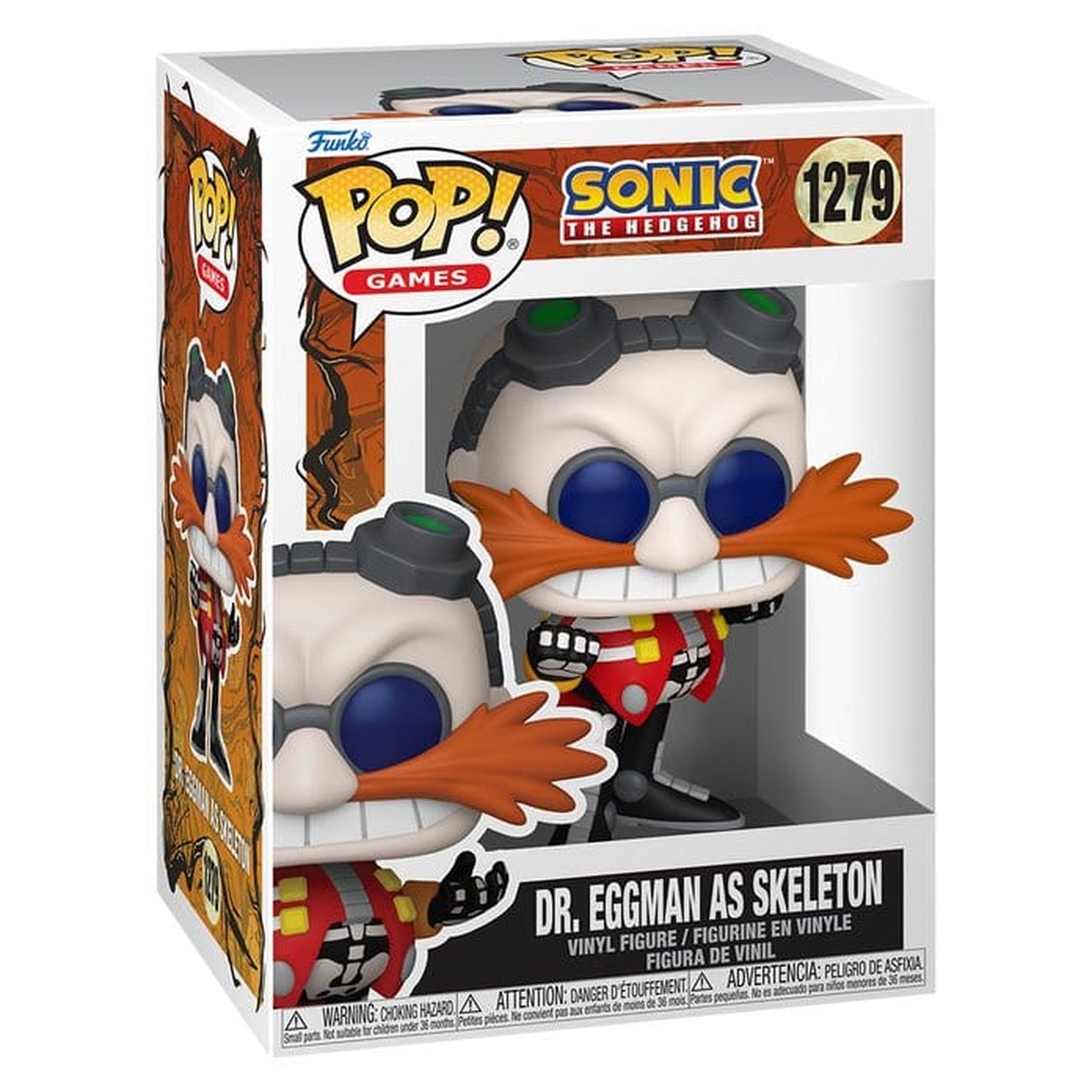 Produktbild Sonic the Hedgehog POP! Games Vinyl Figur Skeleton Robotnik