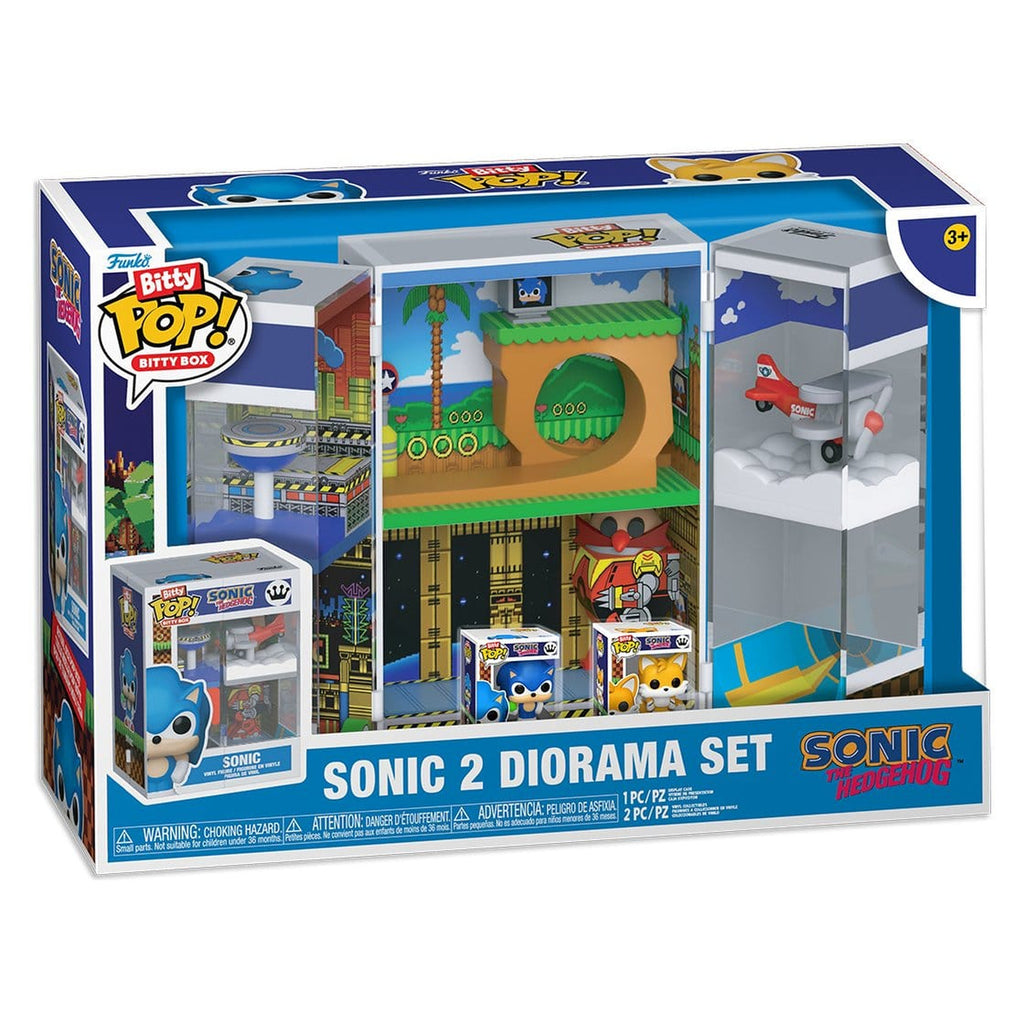 Sonic 2 Bitty POP! Boxes Vinyl Figur Diorama Set