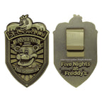Produktbild Five Nights at Freddys Replik Security Badge Antique Brass