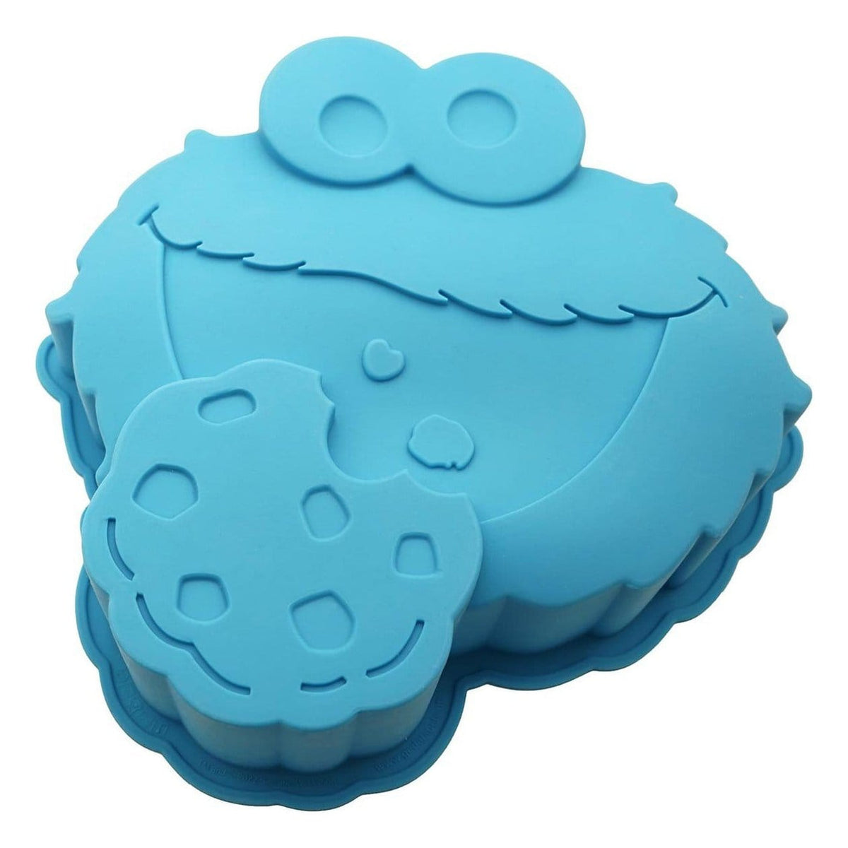 Produktbild Sesamstraße Silikon-Backform Krümelmonster blau