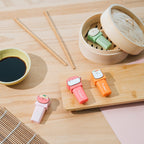 Produktbild Pusheen Textmarker mit Topper Sushi Roll 4er Set
