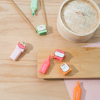 Produktbild Pusheen Textmarker mit Topper Sushi Roll 4er Set