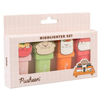 Produktbild Pusheen Textmarker mit Topper Sushi Roll 4er Set
