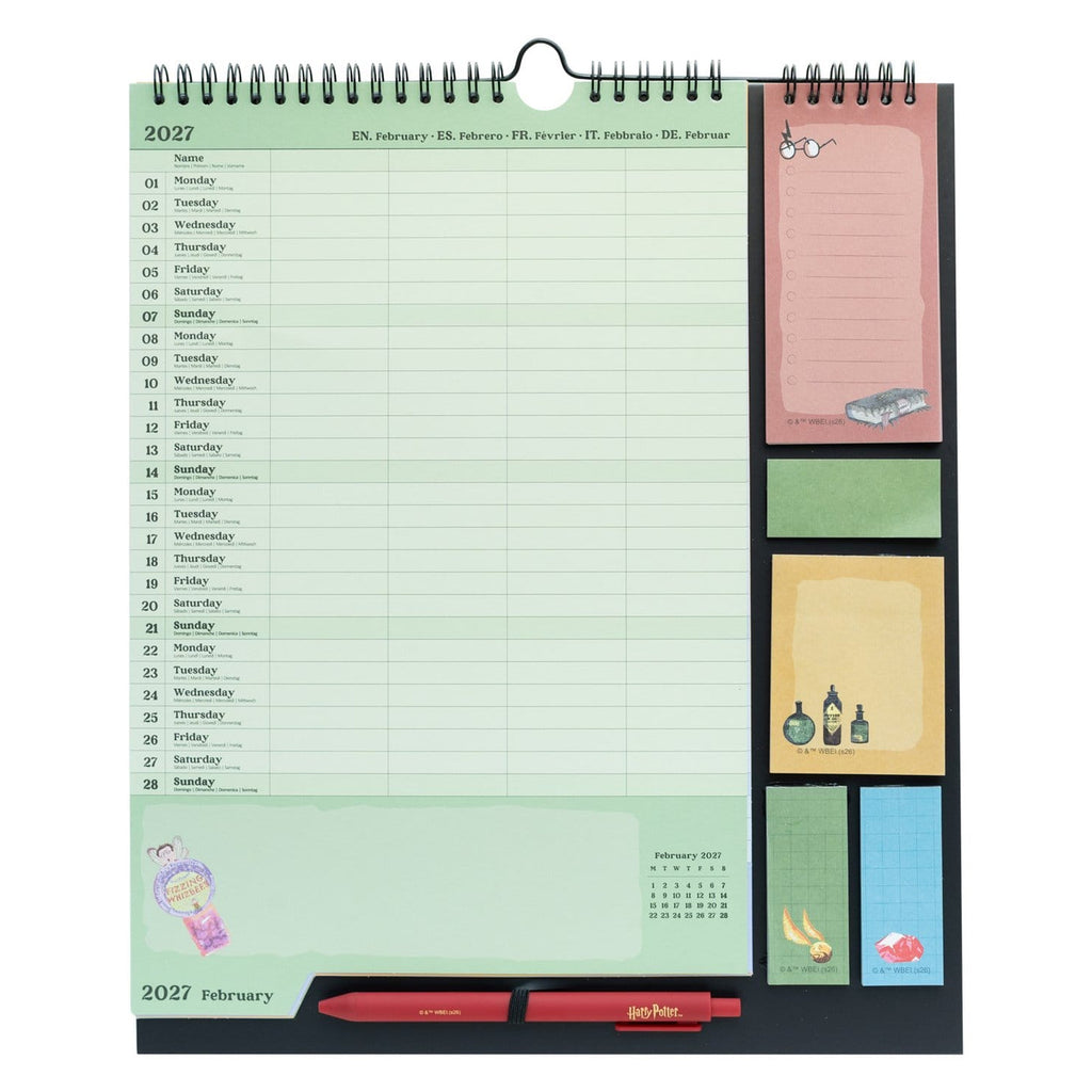 Produktbild Harry Potter Wand-Planer 2026/27 30 x 34 cm