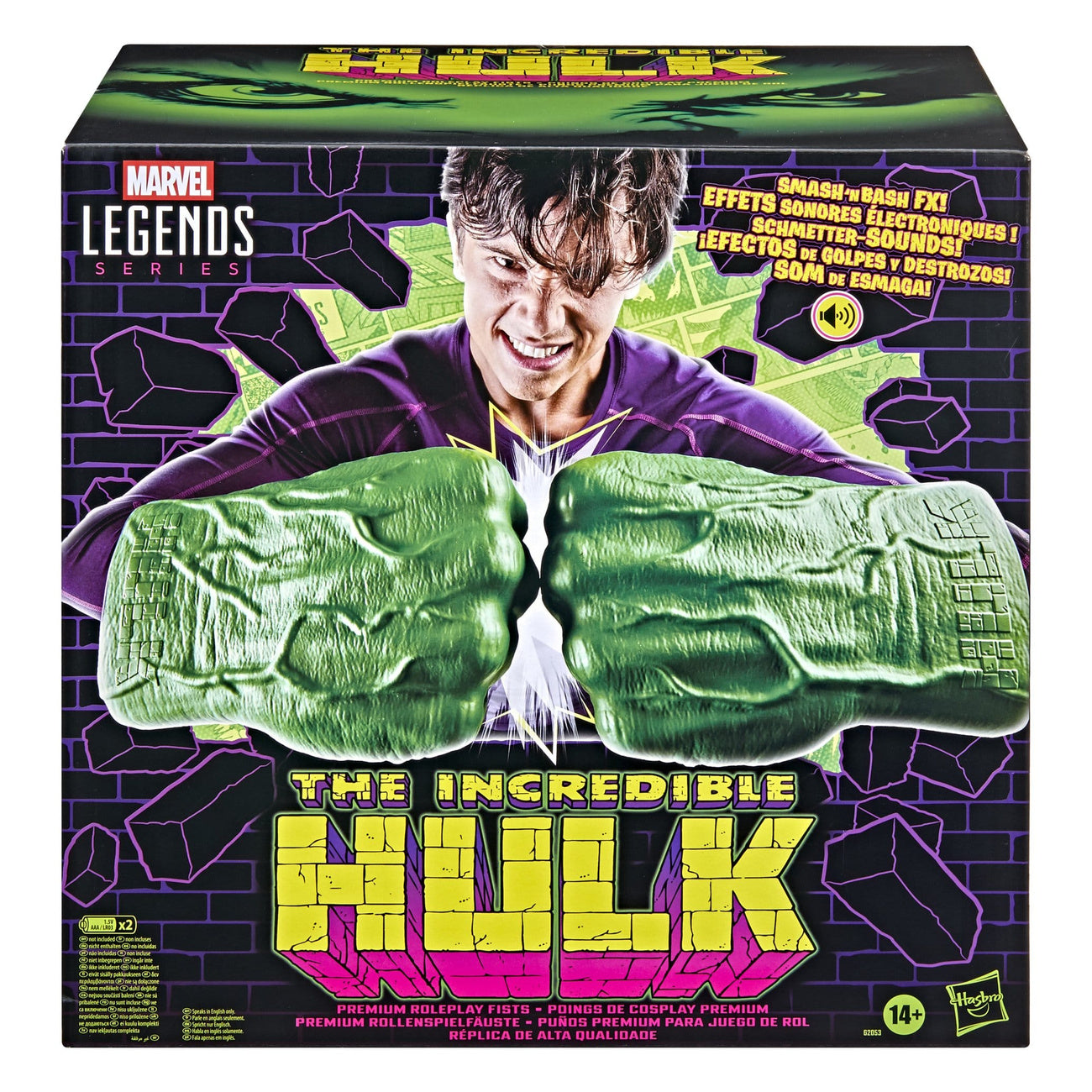 Produktbild The Incredible Hulk Marvel Legends Premium Roleplay-Fäuste