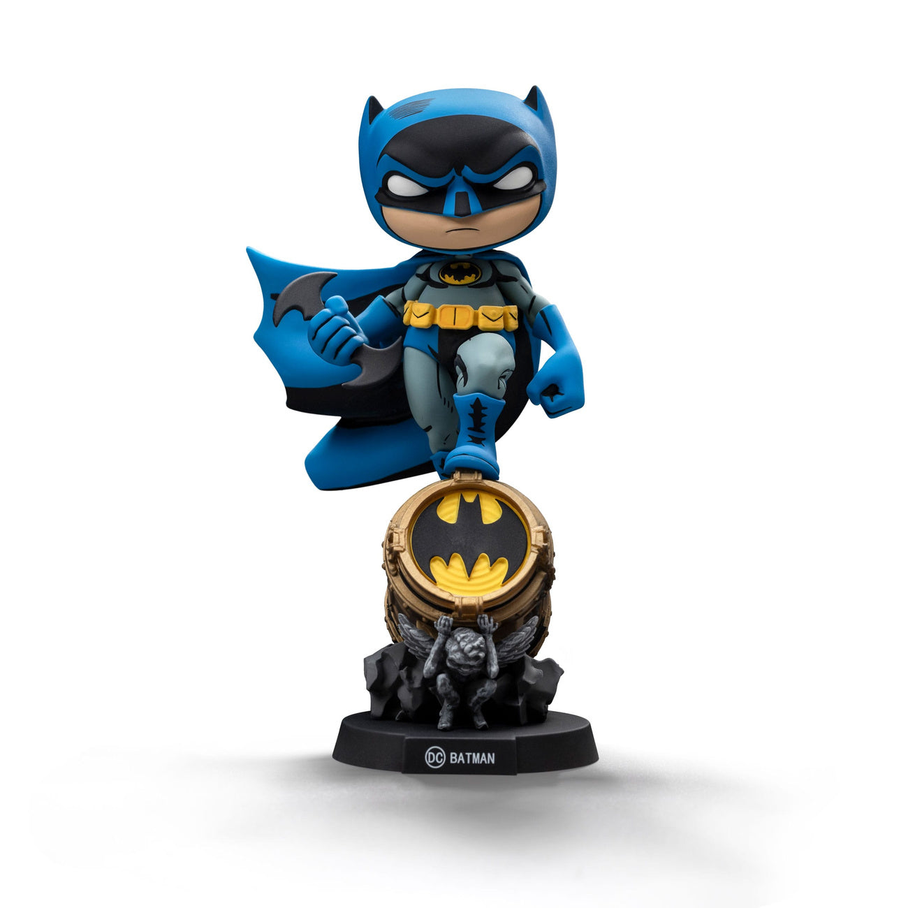 Produktbild Batman Mini Co. PVC Figur Batman on Bat-Signal (Blue