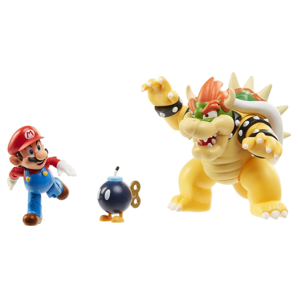 Produktbild World of Nintendo Actionfiguren 3er-Pack Mario vs. Bowser