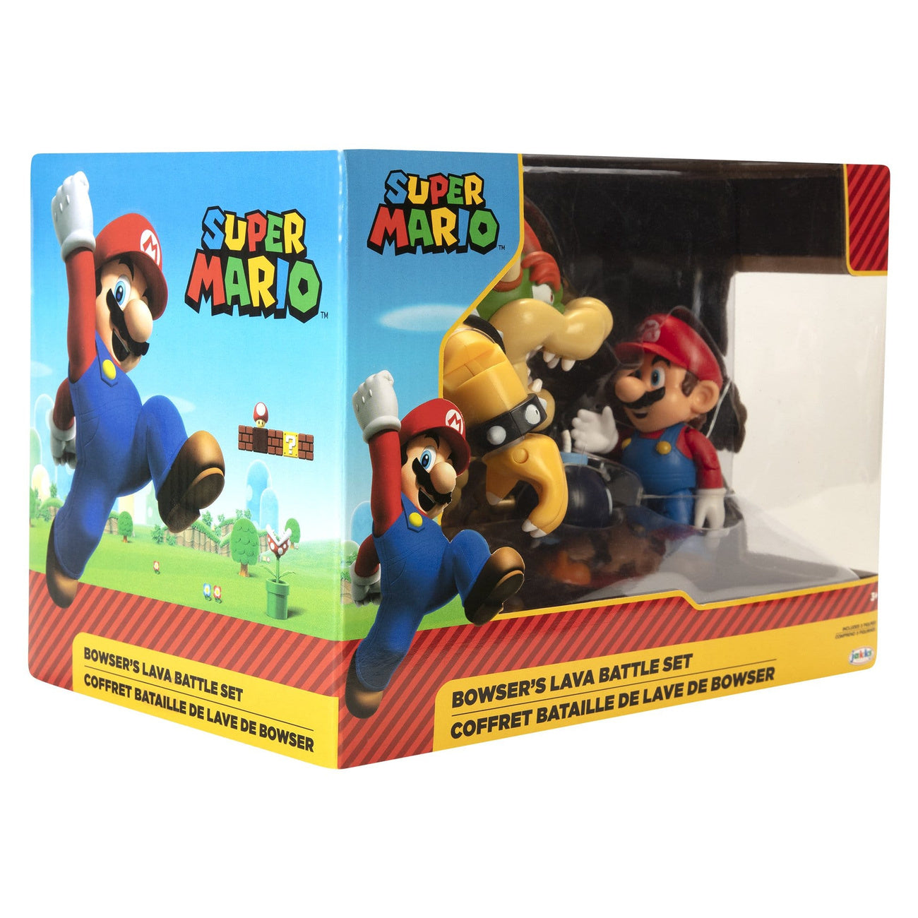 Produktbild World of Nintendo Actionfiguren 3er-Pack Mario vs. Bowser