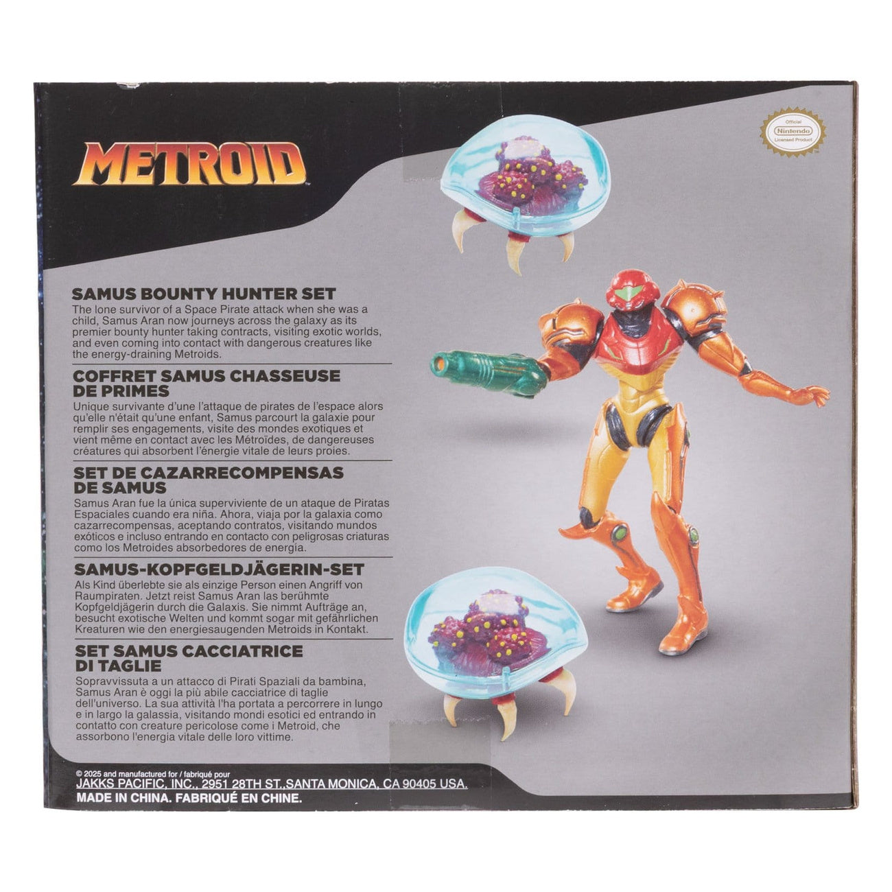 Produktbild World of Nintendo Metroid Minifiguren 3er-Pack Samus Bounty