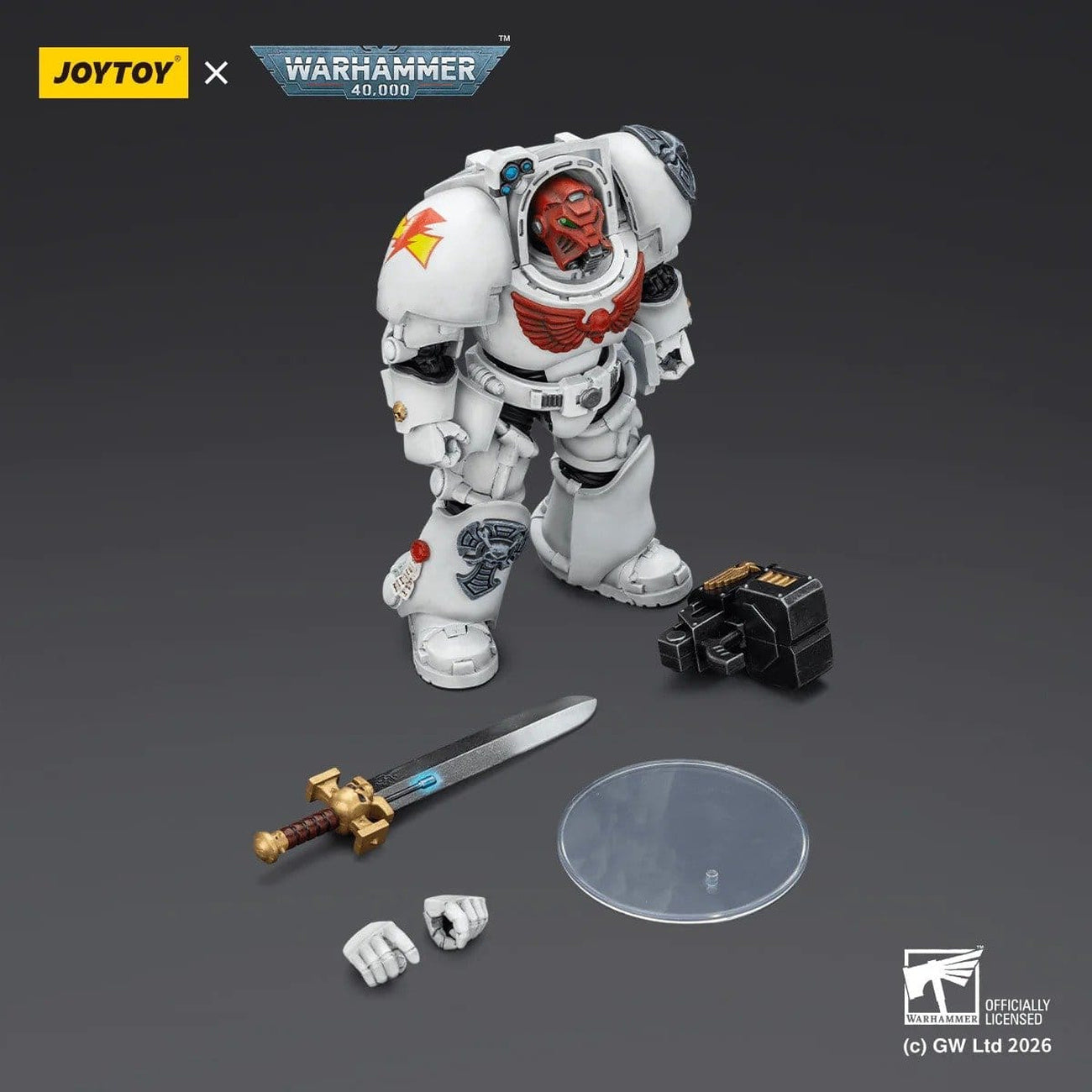 Produktbild Warhammer 40,000 Actionfigur White Scars Terminator 1 with