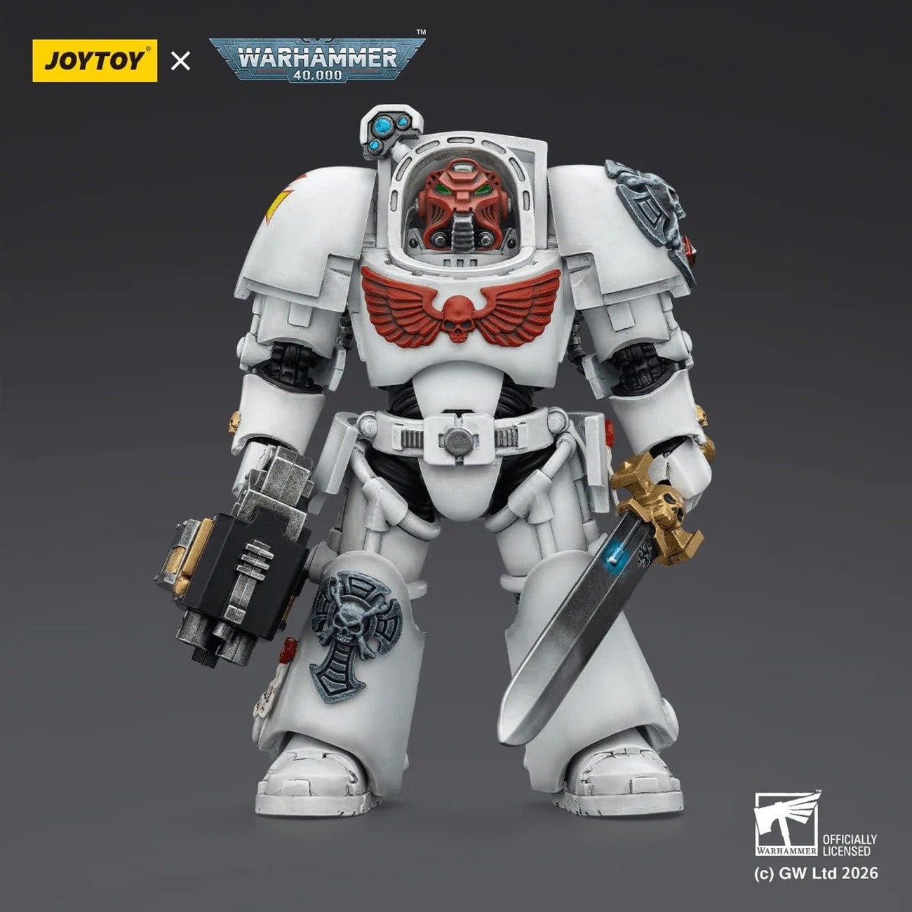 Produktbild Warhammer 40,000 Actionfigur White Scars Terminator 1 with