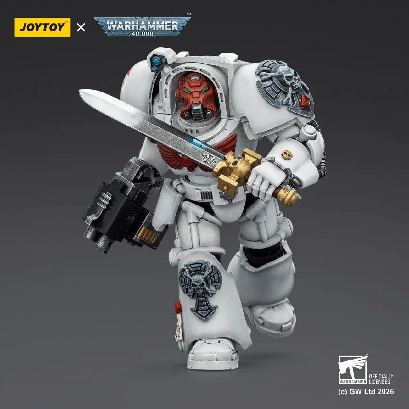 Produktbild Warhammer 40,000 Actionfigur White Scars Terminator 1 with