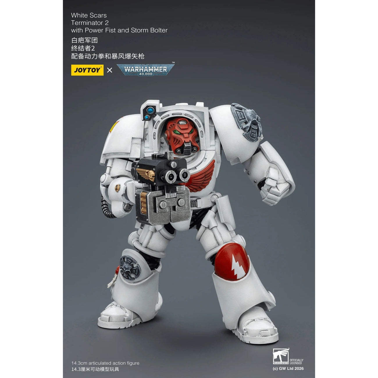 Produktbild Warhammer 40,000 Actionfigur White Scars Terminator 2 with