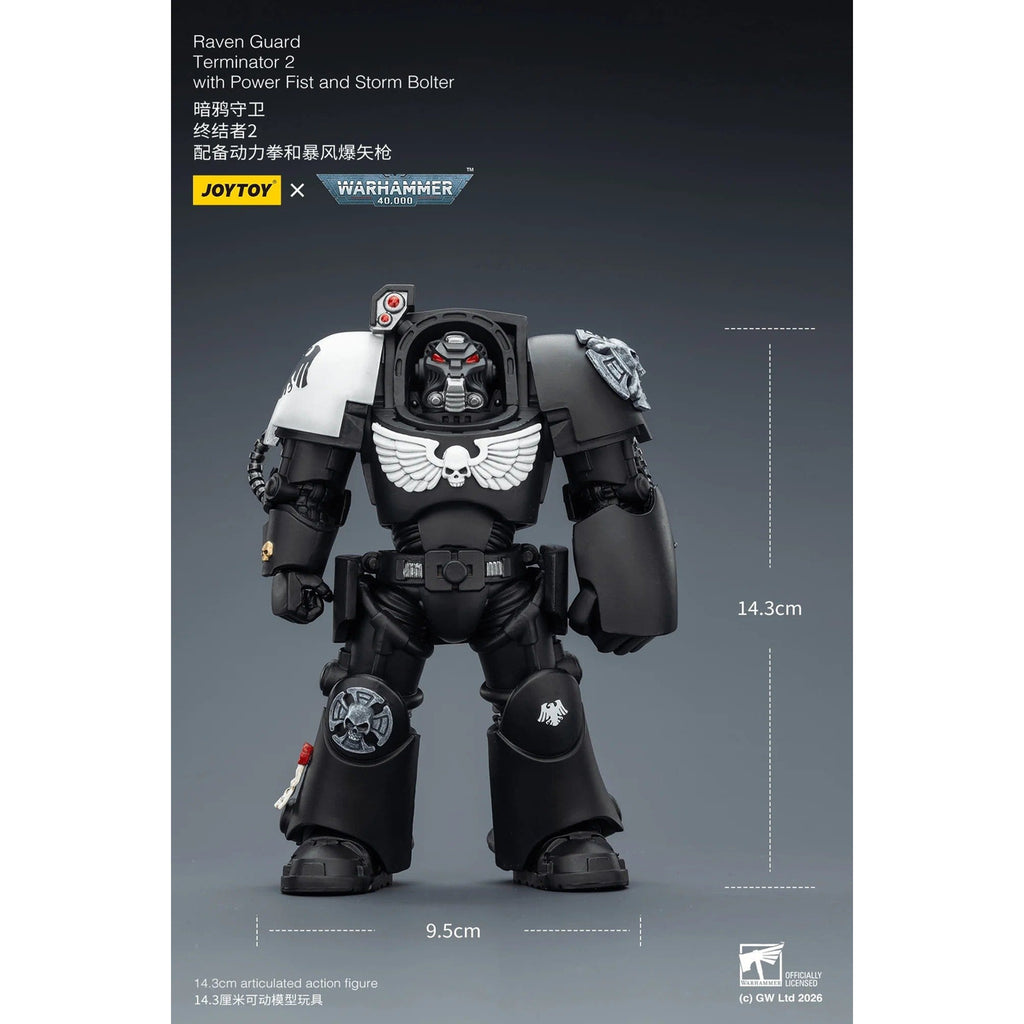 Produktbild Warhammer 40,000 Actionfigur Raven Guard Terminator 2 with