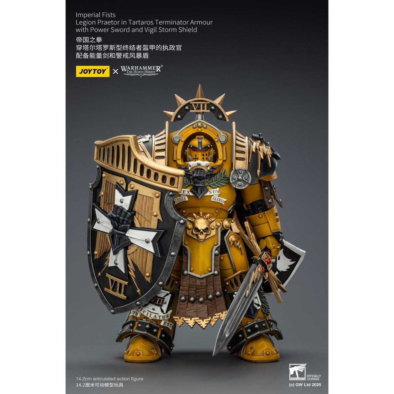 Produktbild Warhammer Imperial Fists Actionfigur Legion Praetor in
