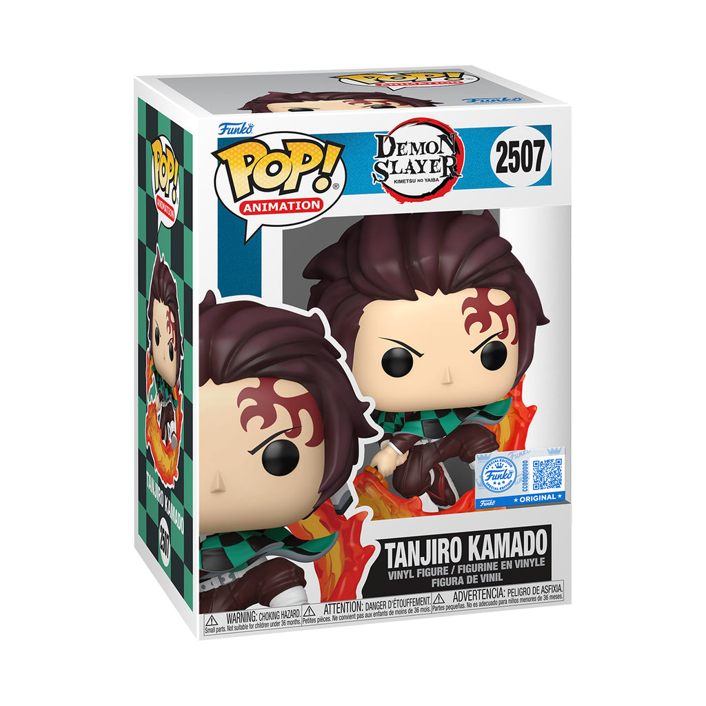 Demon Slayer - Tanjiro Kamado mit Flammenschwert Funko Pop Figur