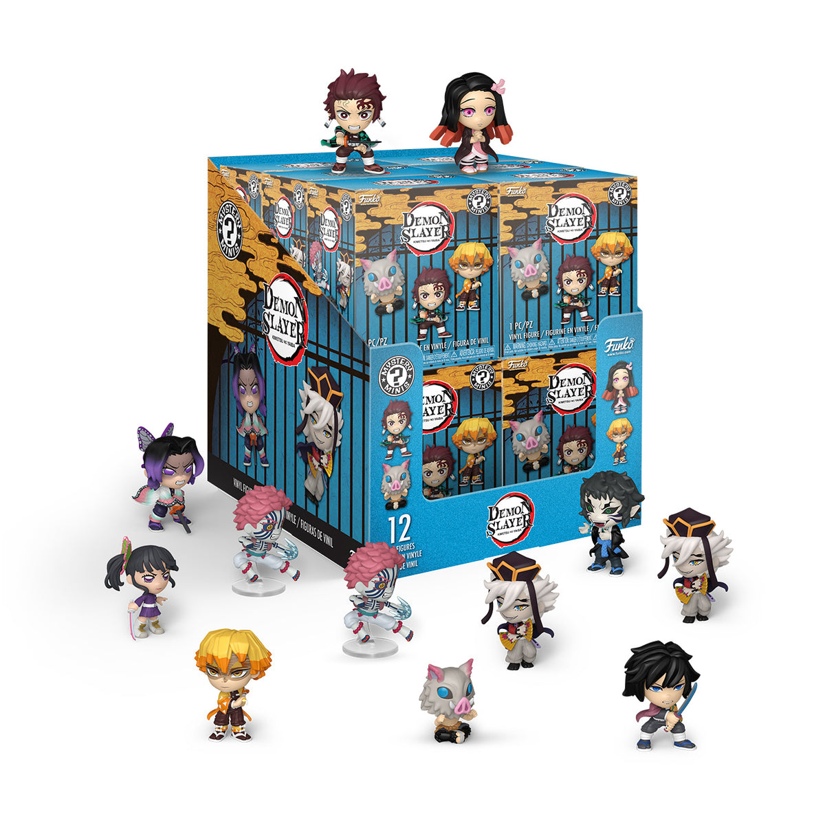 Product image Demon Slayer - Infinity Castle Mystery Funko Pop Figure 12-Pack Display
