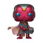 Produktbild Marvel Infinity - Vision mit Mjolnir Funko Pop Wackelkopf-Figur