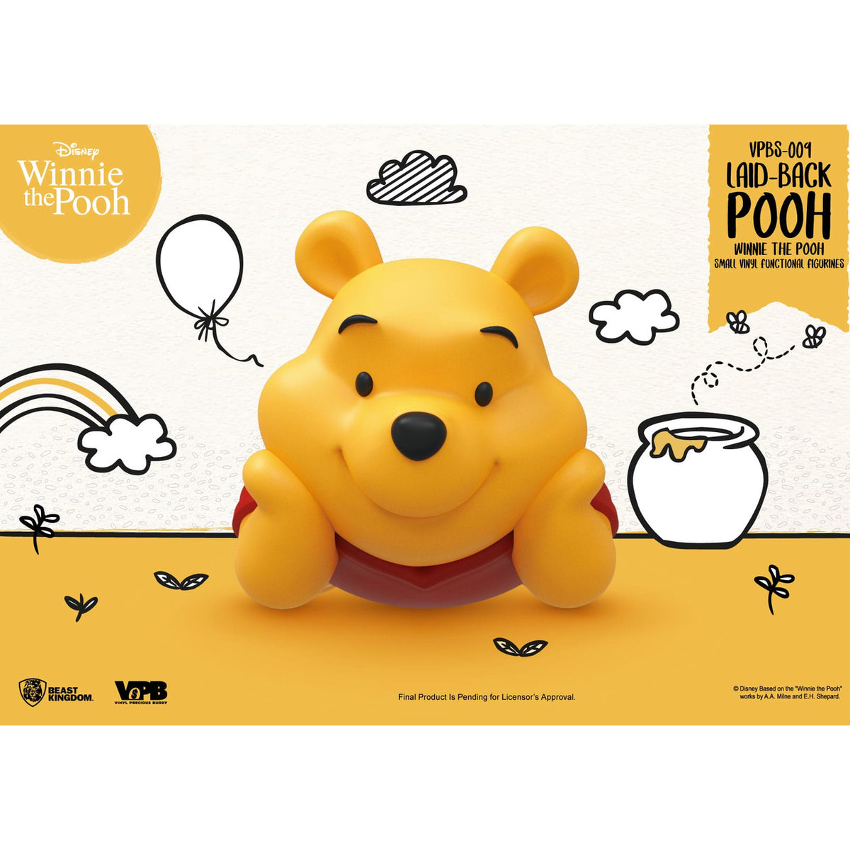 Produktbild Winnie The Pooh Small Vinyl Spardose liegender Winnie 17 cm