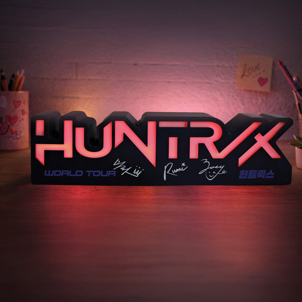 Produktbild KPop Demon Hunters Lampe Huntr/x Logo