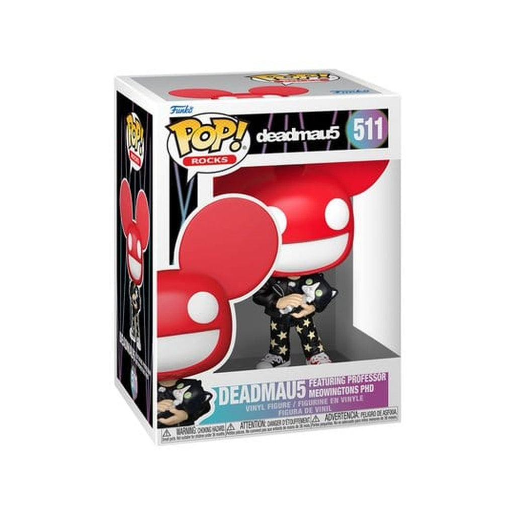 Produktbild Deadmau5 POP! Rocks Vinyl Figur Deadmau5 with Cat 9 cm