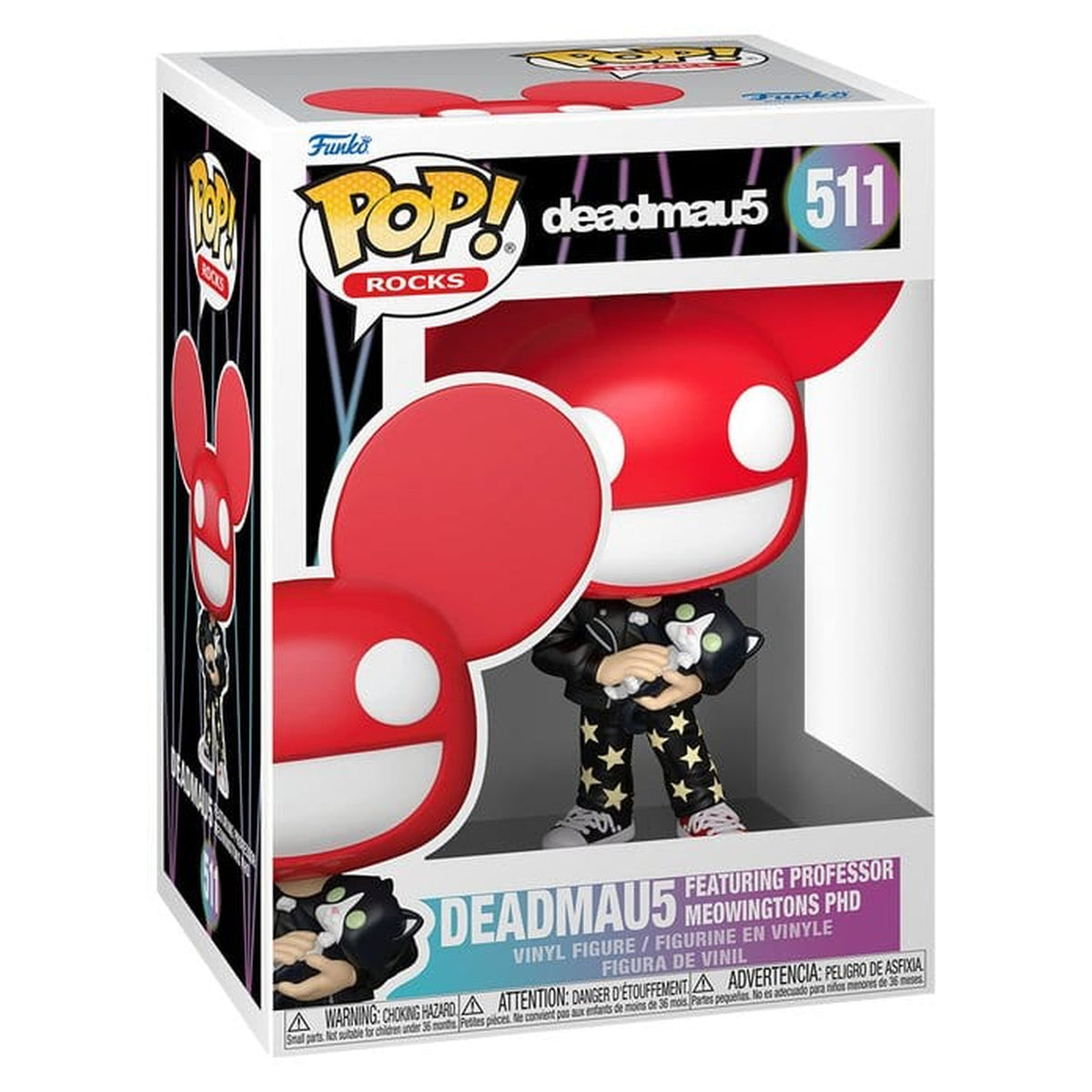Produktbild Deadmau5 POP! Rocks Vinyl Figur Deadmau5 with Cat 9 cm