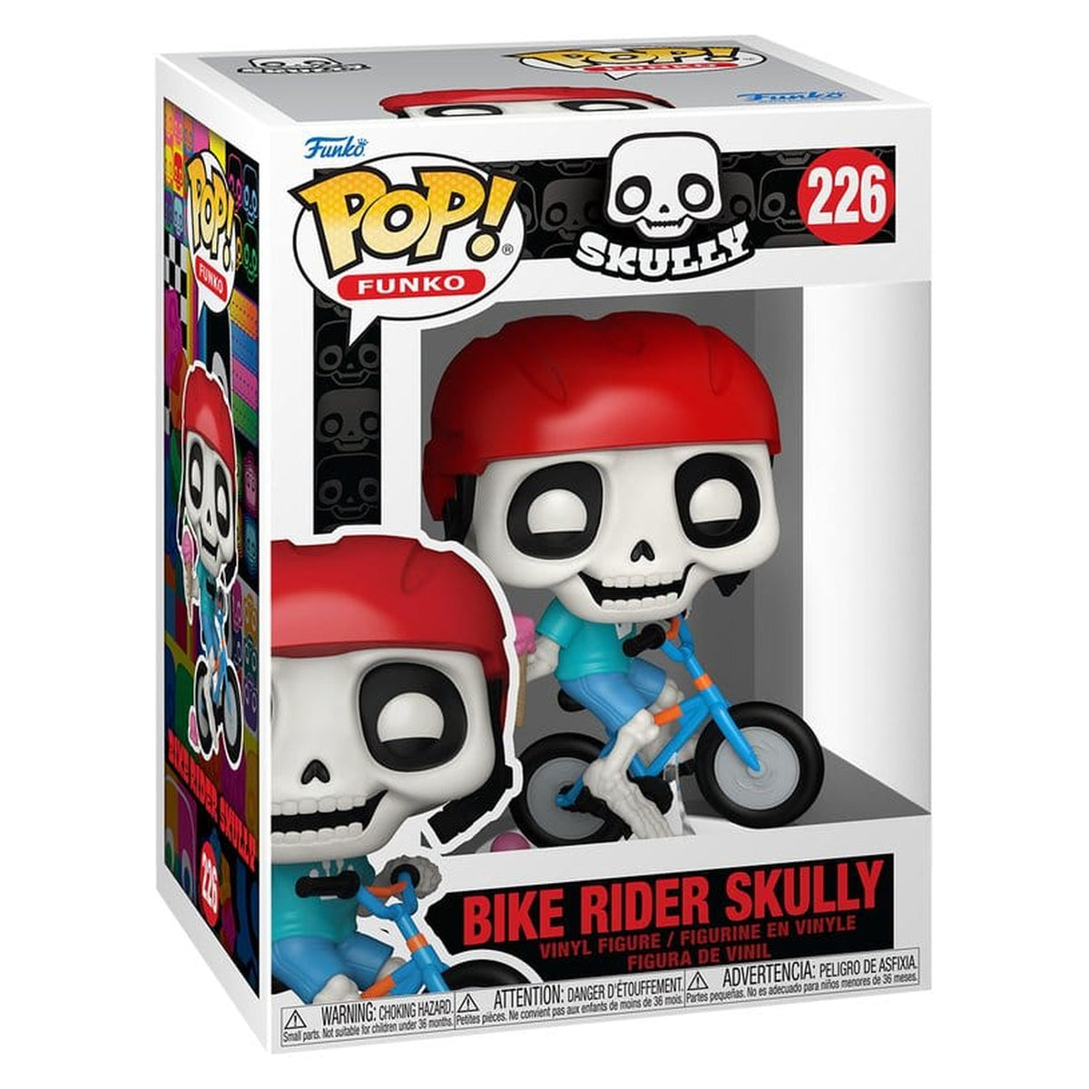 Produktbild Funko Legacy POP! Icons Vinyl Figur Bike Rider Skully 9 cm