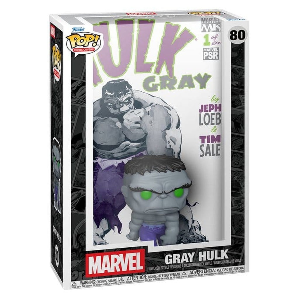 Produktbild Marvel POP! Comic Covers Vinyl Figur Gray Hulk 9 cm