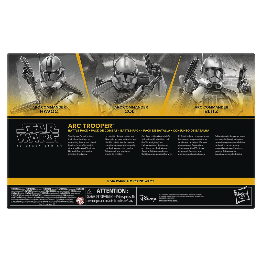 Produktbild Star Wars: The Clone Wars Black Series Actionfiguren