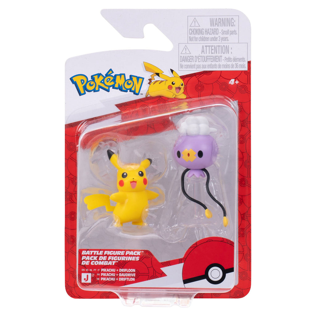 Produktbild Pokémon Battle Figure Actionfiguren 2er-Pack Driftlon &