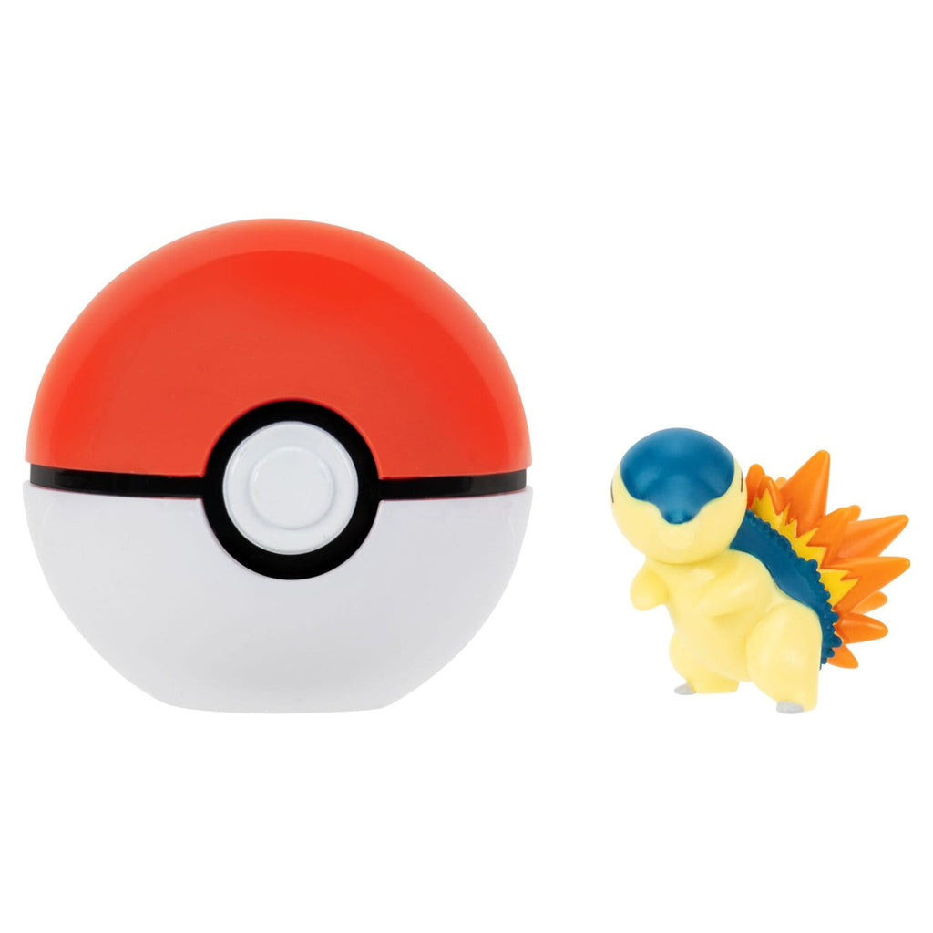 Pokémon Clip 'n' Go Actionfigur Feurigel & Pokéball