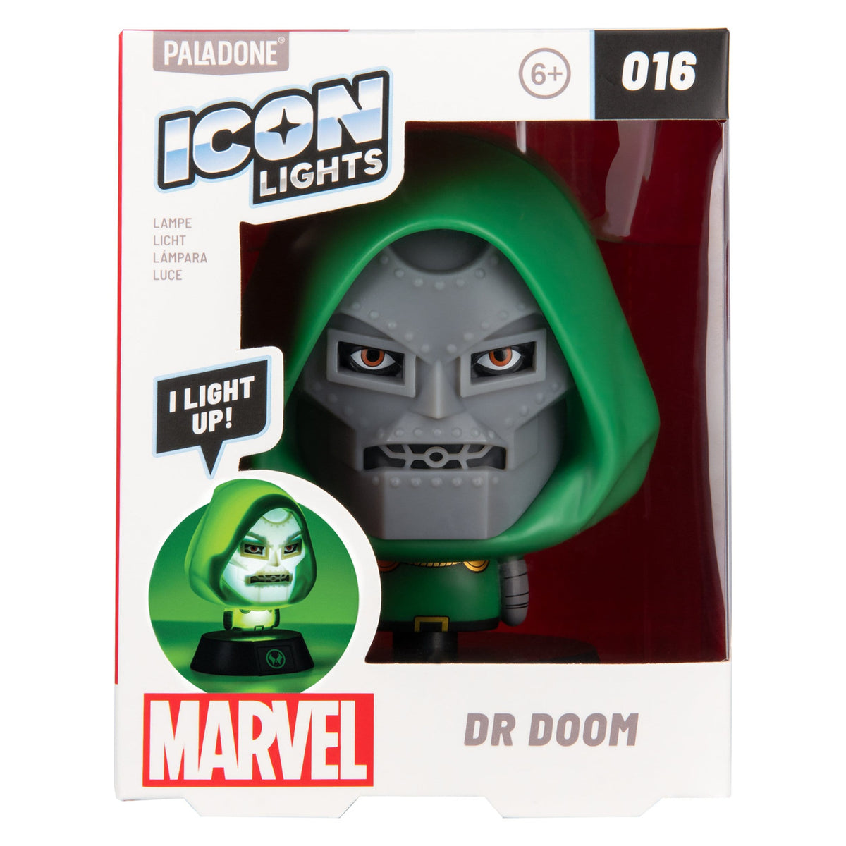 Produktbild Marvel Universe Icon Leuchte Dr Doom 11 cm
