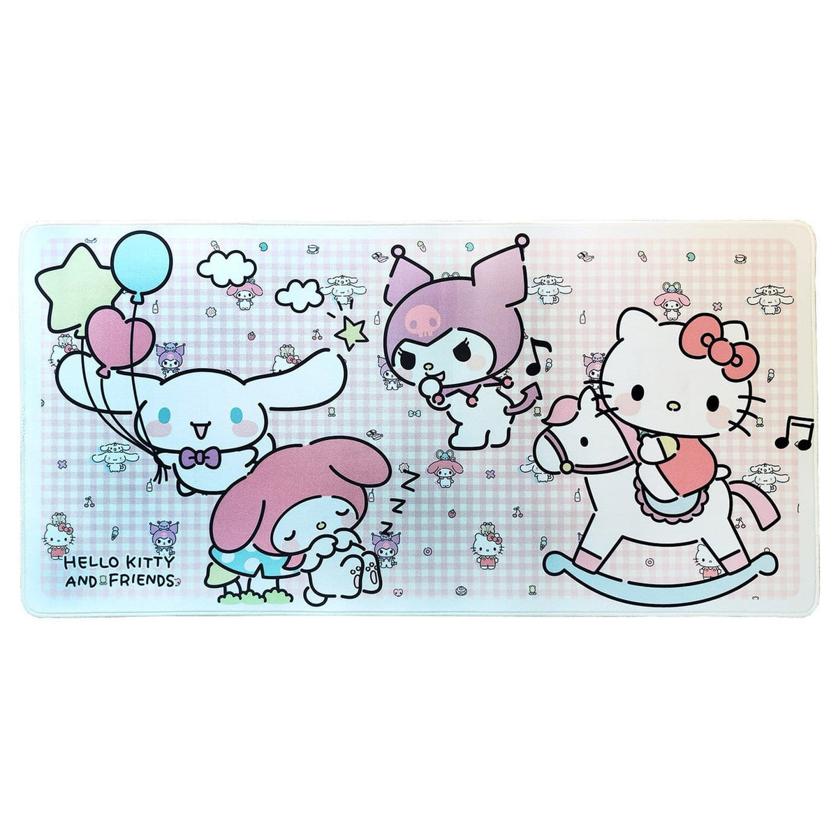 Produktbild Sanrio Pink Black Party Series XXL Mousepad Hello Kitty &