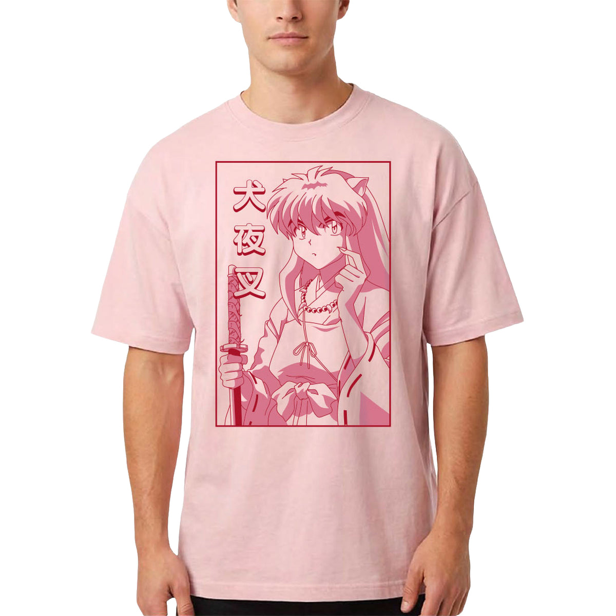 Produktbild Character Oversize T-Shirt für Inu Yasha Fans rosa