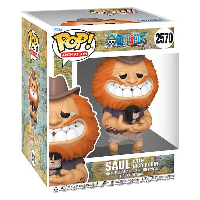 One Piece - Saul mit Nico Robin Jumbo Funko Pop Figur