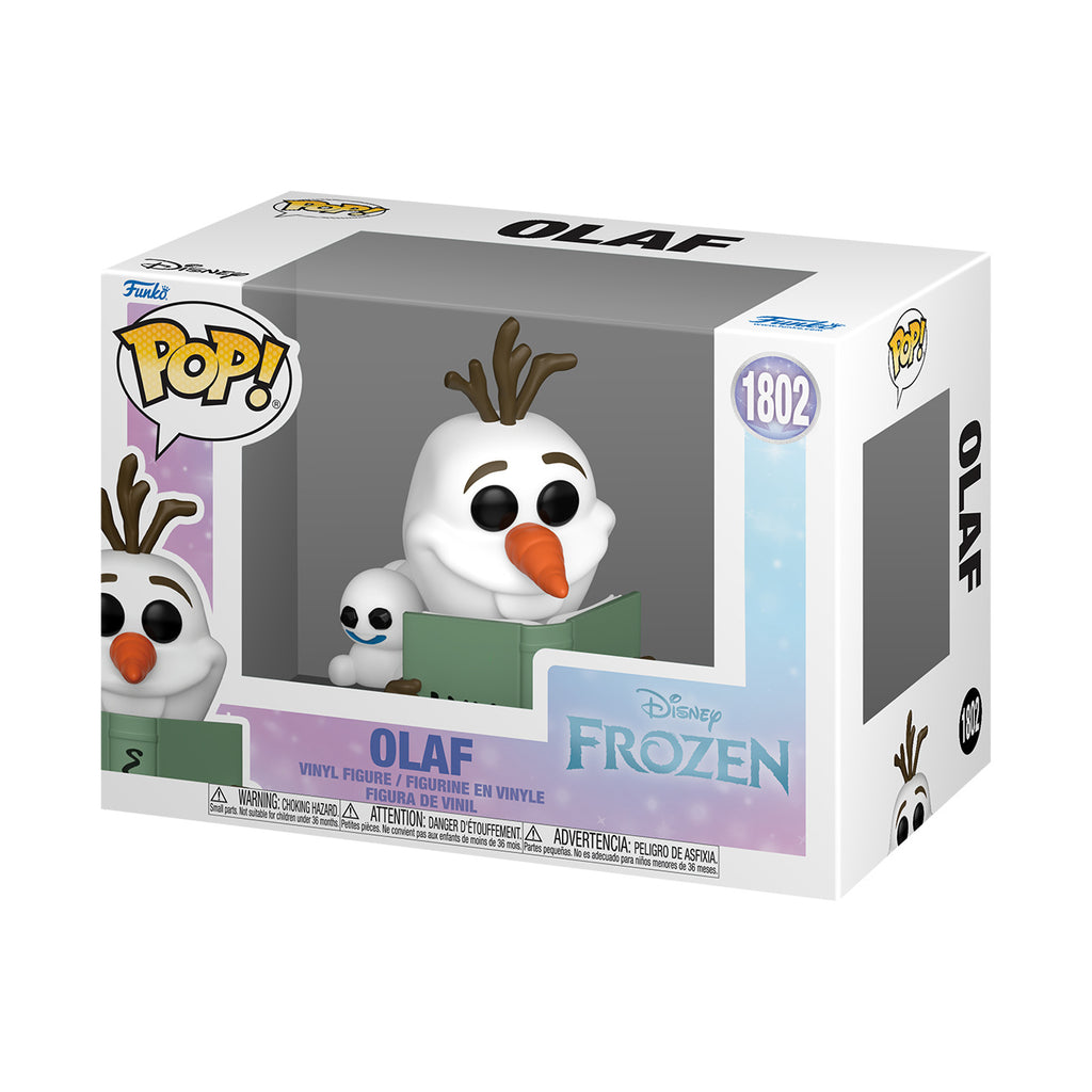 Produktbild Froozen - Olaf mit Buch Funko Pop Figur