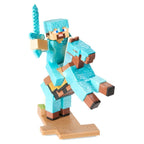 Produktbild Minecraft – Diamond Armor Steve auf Pferd Figur
