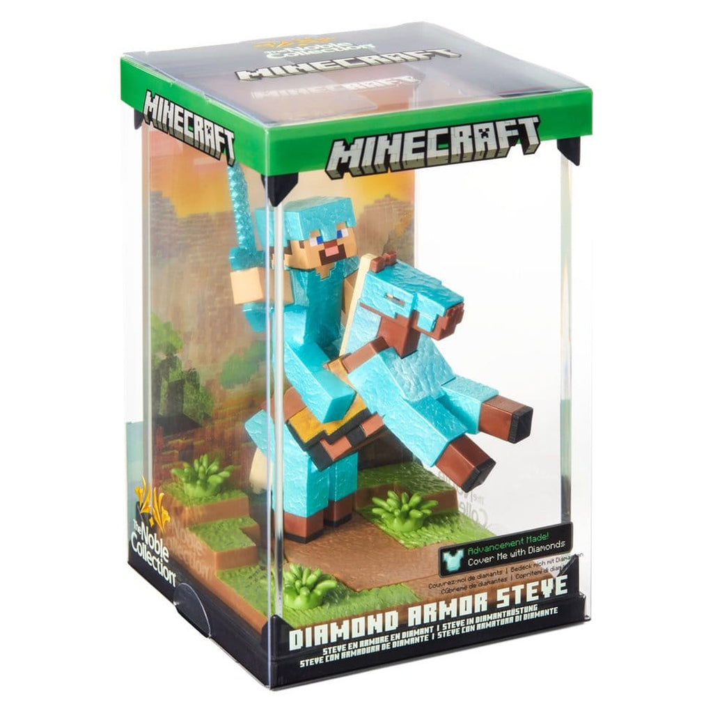 Produktbild Minecraft – Diamond Armor Steve auf Pferd Figur