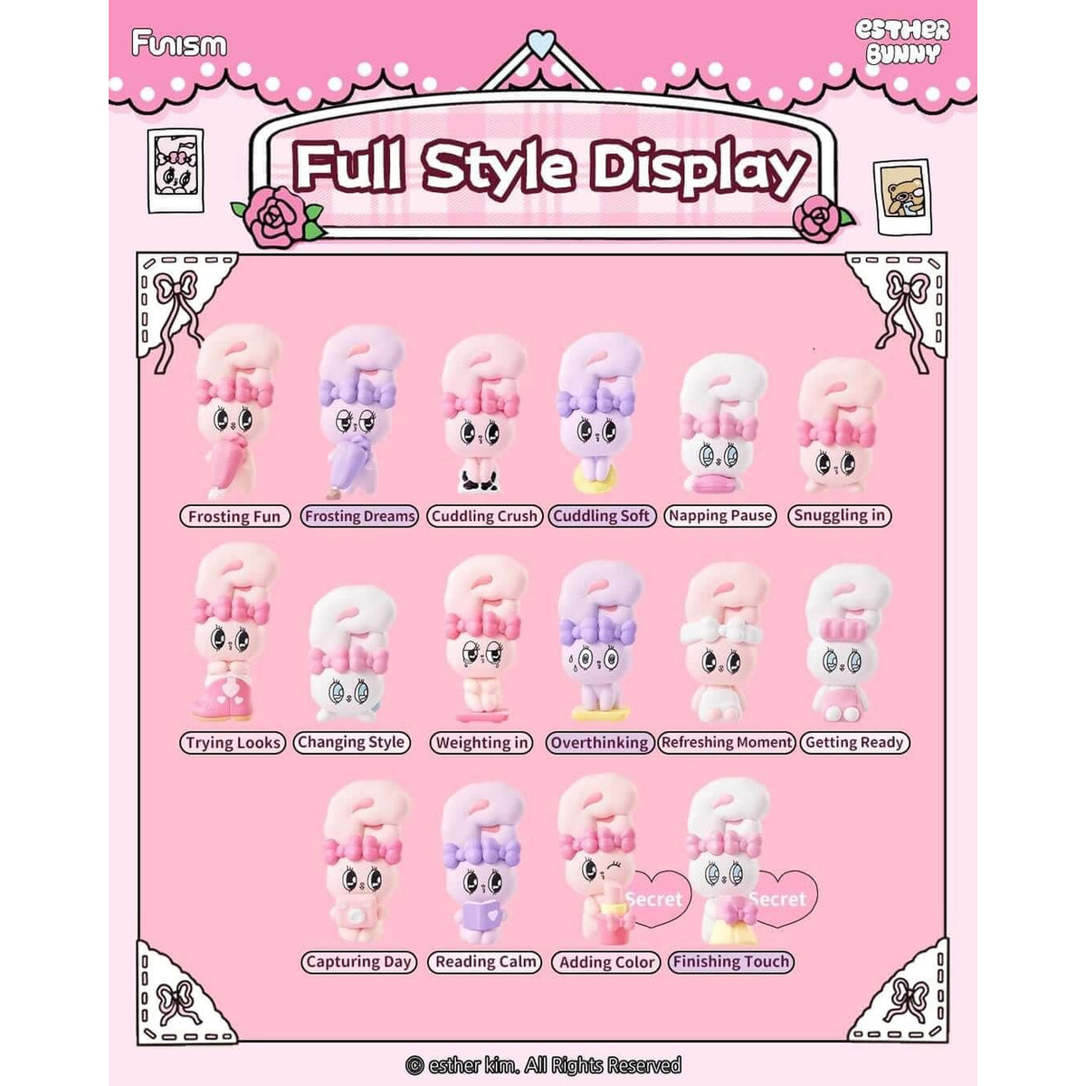 Produktbild Esther Bunny - Bunny Face Little Vlog Mystery Figuren 6er Display