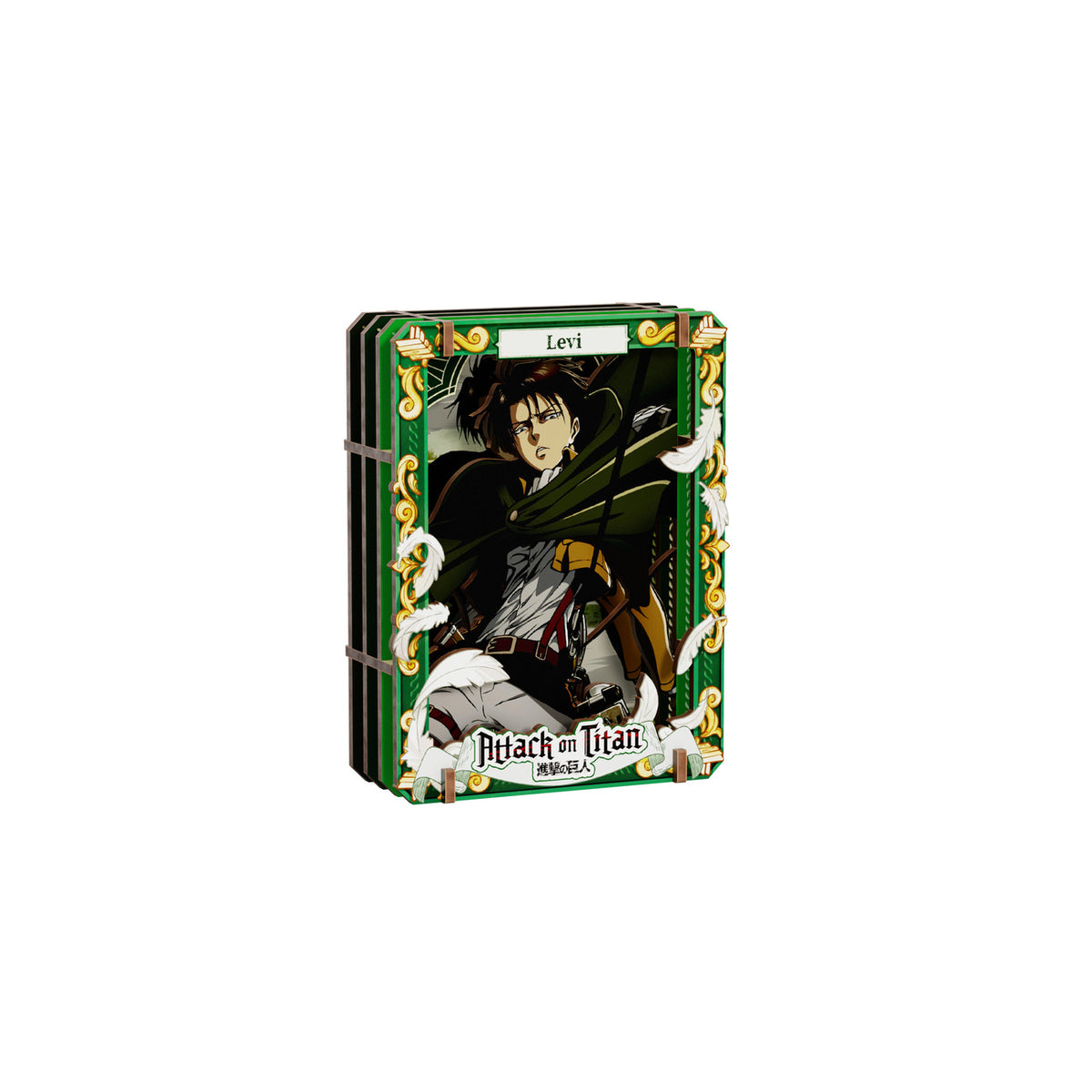 Produktbild Attack on Titan - Showdown Scenes Wooden Gallery 3D Mystery Holzbild